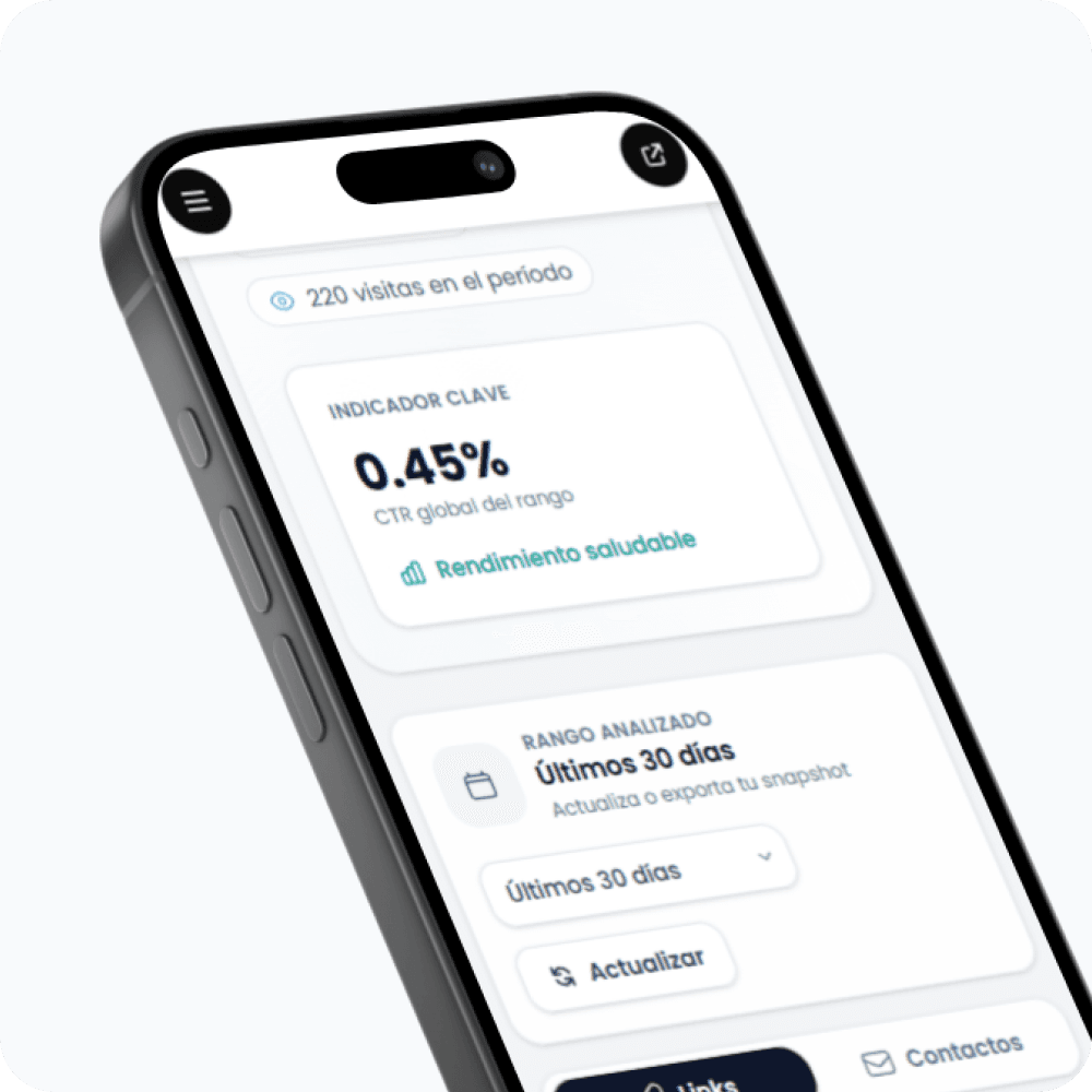 Formulario de contacto en link-in-bio